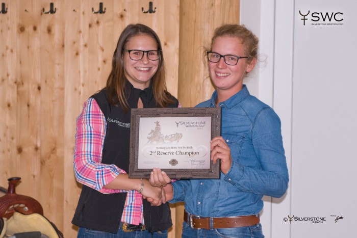2nd Reserve Champion - jezdec: Jenny Mersits a kůň: Peponita Chex MJ